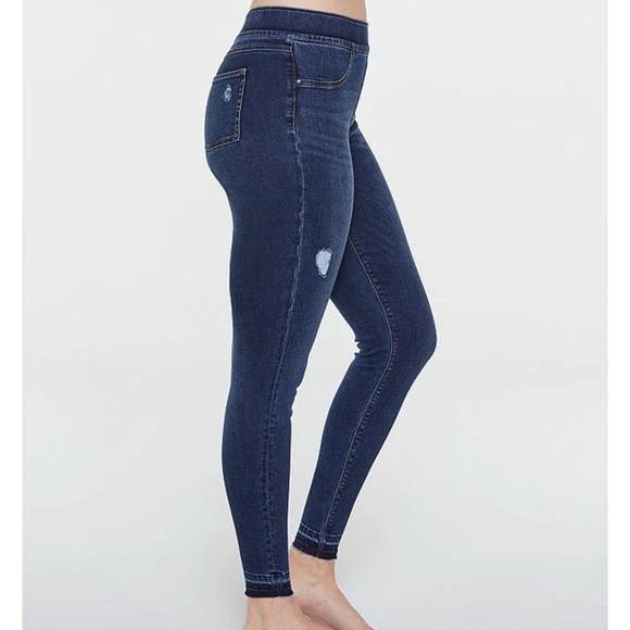 SPANX distressed high rise elastic waist Jeggings - Picture 3 of 12